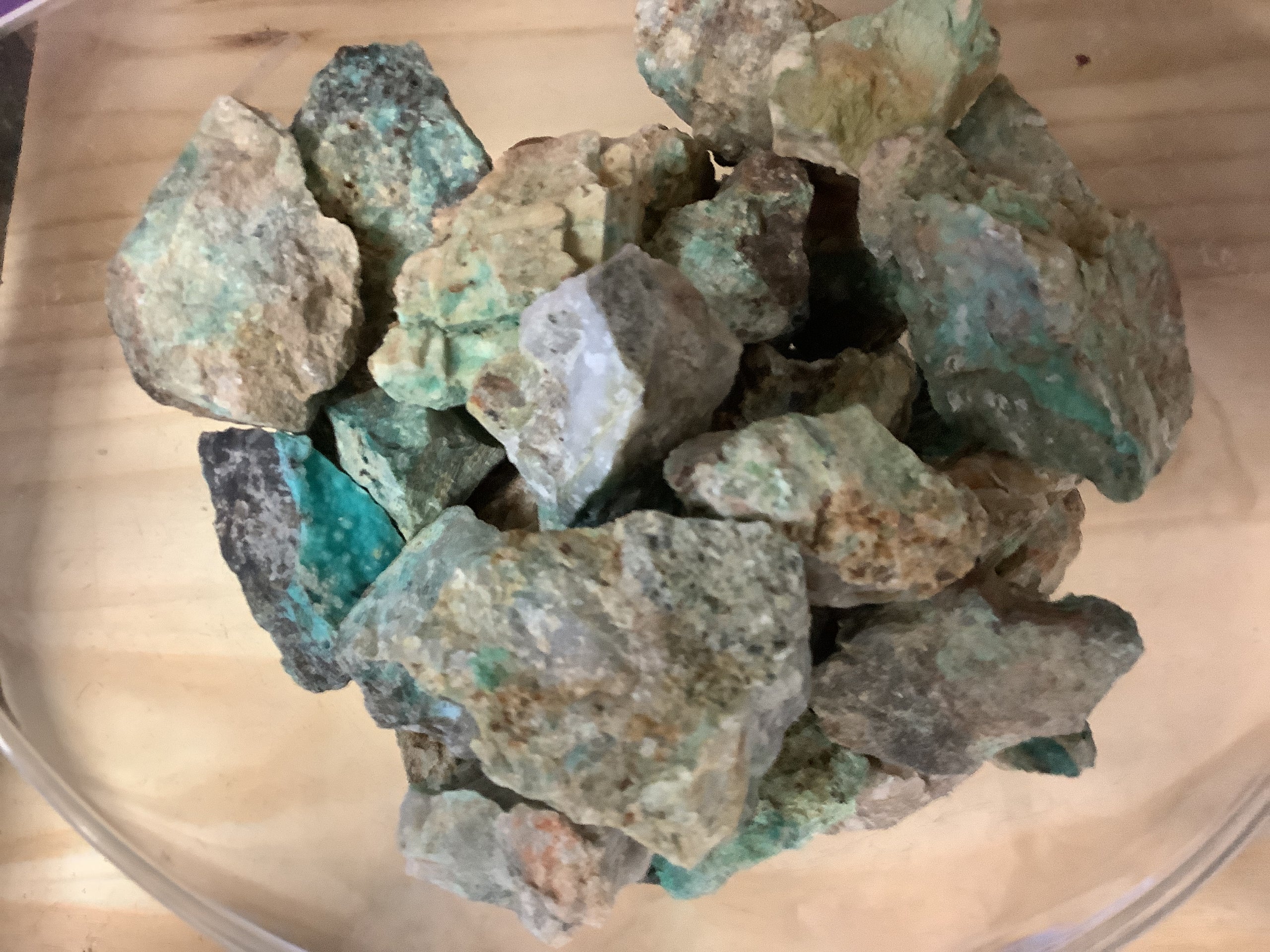 Raw Chrysocolla Chunks Medium